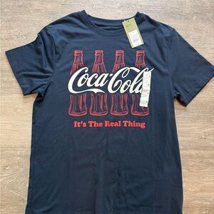 MAD Engine Coca Cola Graphic Navy T-Shirt